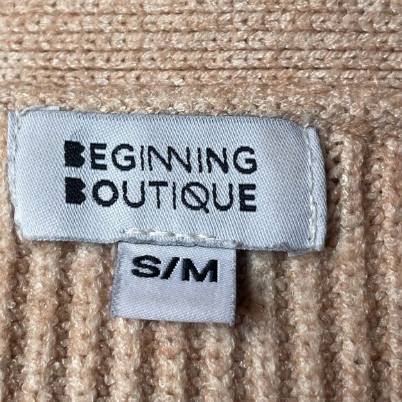 Beginning Boutique Carley Pink Button Down Oversized Drop Sleeve Cardigan (S/M) - Picture 10 of 15